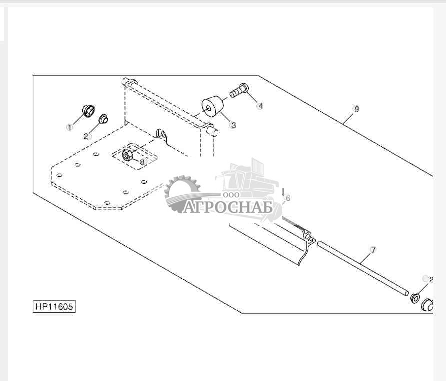 QUICK COUPLER MOUNTING BRACKET 